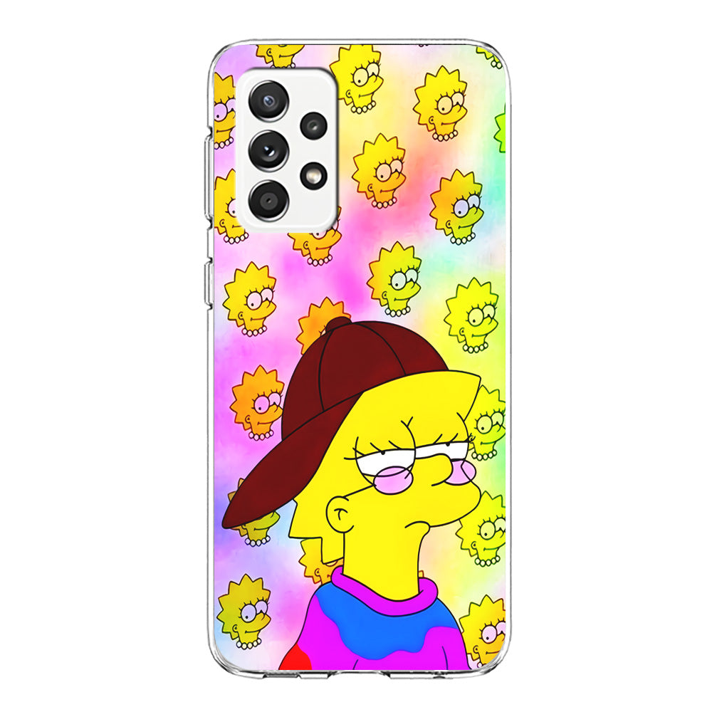 Lisa Simpson Hypebeast Samsung Galaxy A72 Case-Phone Case-Clear Soft Case-Altracase