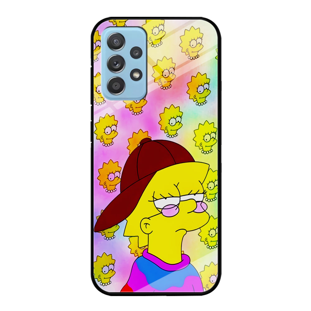 Lisa Simpson Hypebeast Samsung Galaxy A72 Case-Phone Case-Tempered Glass Case-Altracase