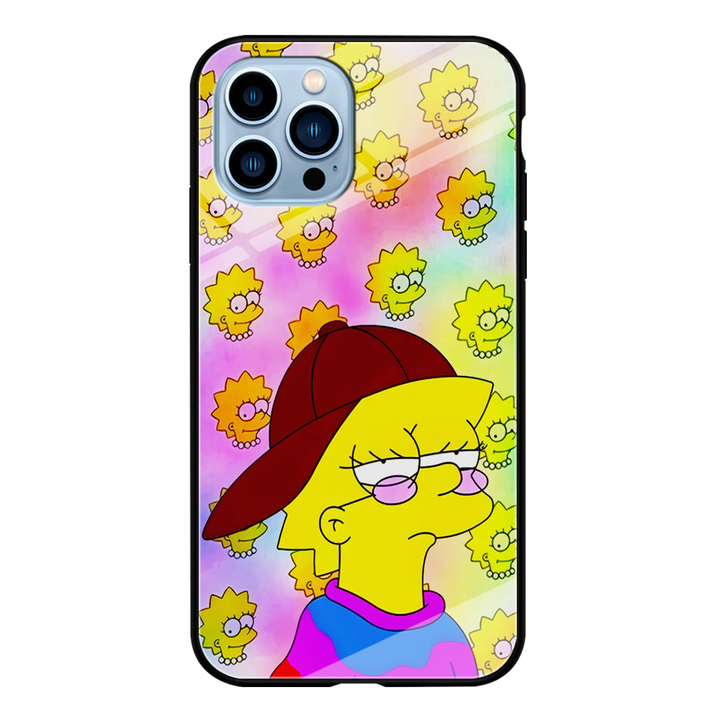 Lisa Simpson Hypebeast iPhone 15 Pro Max Case-Phone Case-Tempered Glass Case-Altracase