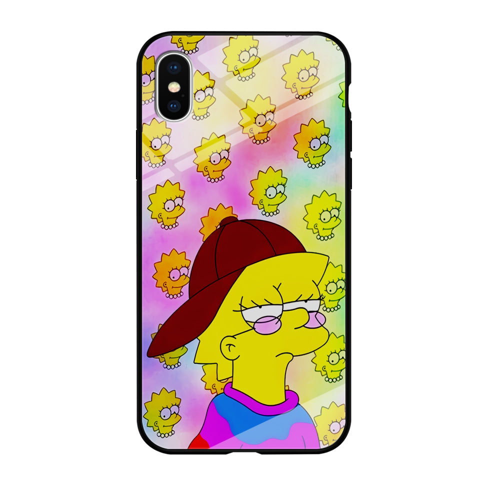 Lisa Simpson Hypebeast iPhone Xs Case-Phone Case-Tempered Glass Case-Altracase