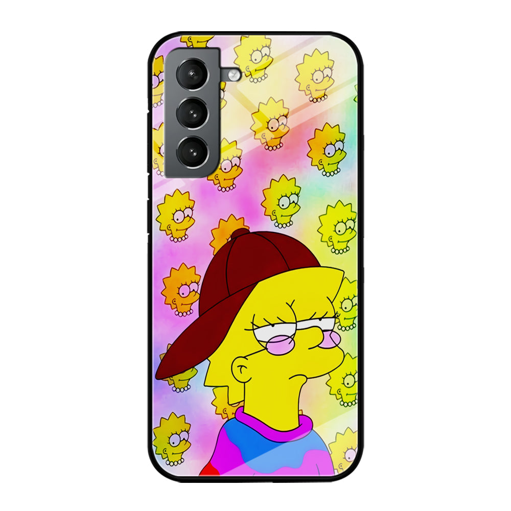 Lisa Simpson Hypebeast Samsung Galaxy S22 Plus Case-Phone Case-Tempered Glass Case-Altracase