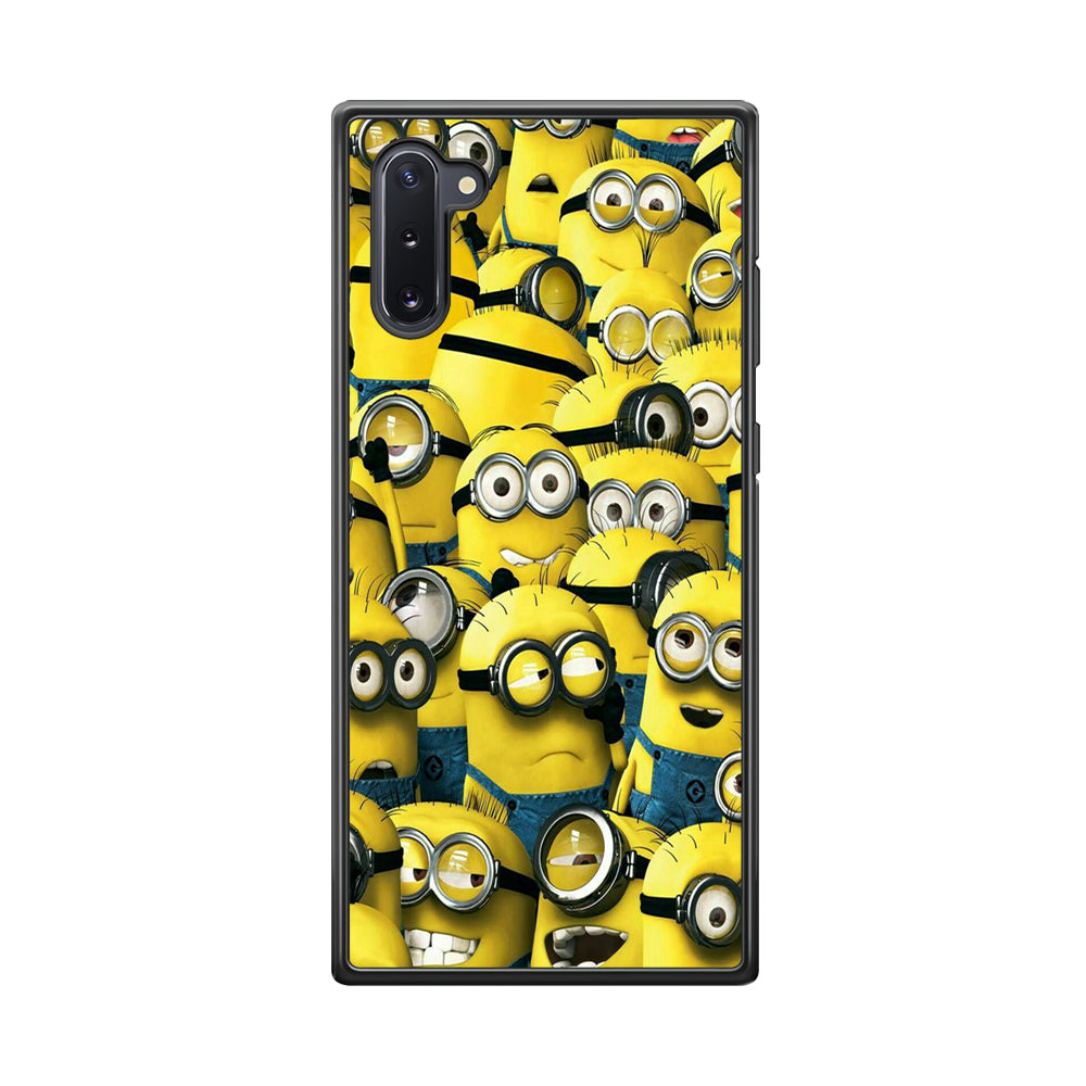 Lots of Minion Samsung Galaxy Note 10 Case-Phone Case-Tempered Glass Case-Altracase