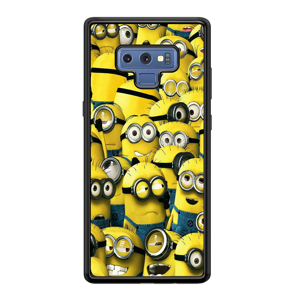 Lots of Minion Samsung Galaxy Note 9 Case-Phone Case-Tempered Glass Case-Altracase