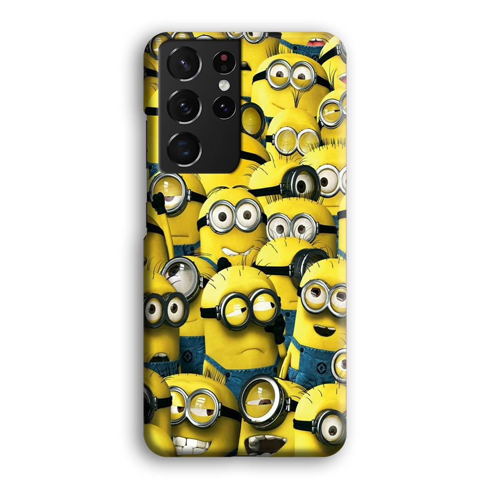 Lots of Minion Samsung Galaxy S21 Ultra Case-Phone Case-3D Case-Altracase