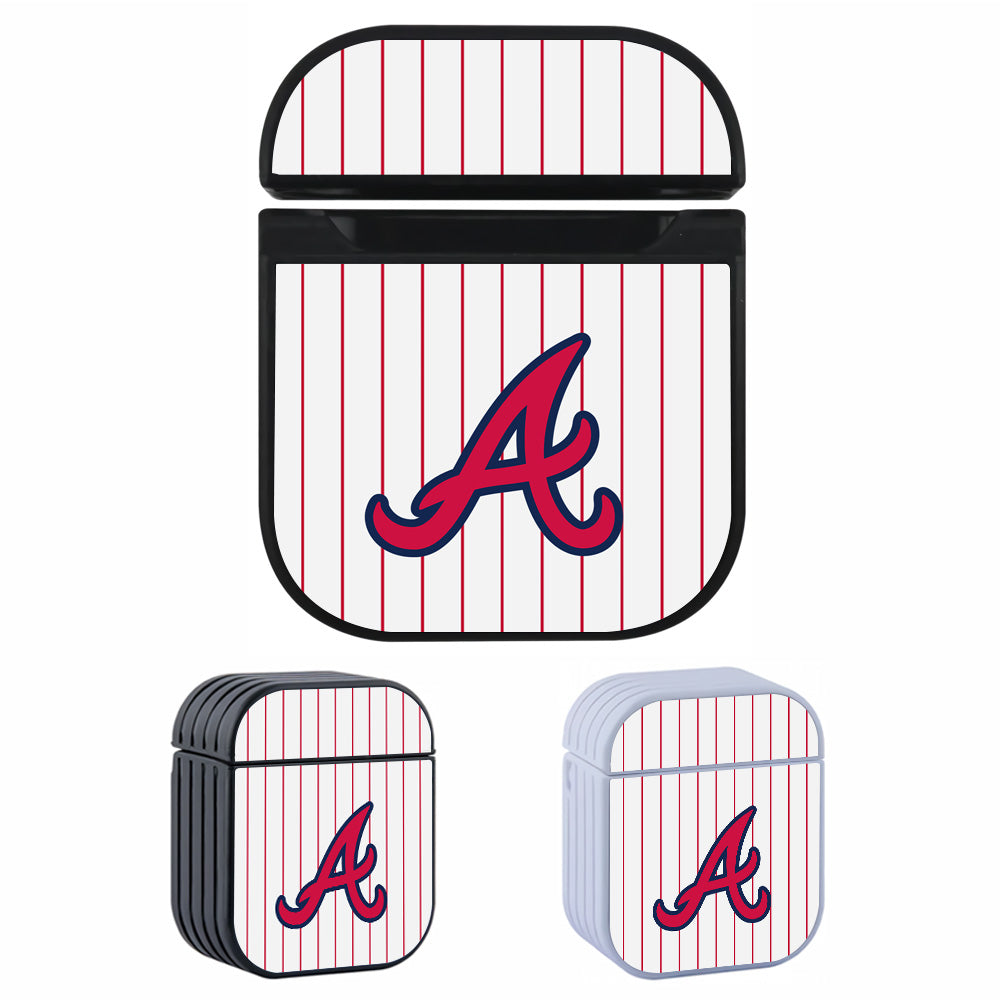 MLB Atlanta Braves Logo Apple AirPods Case-AirPod Case-Altracase