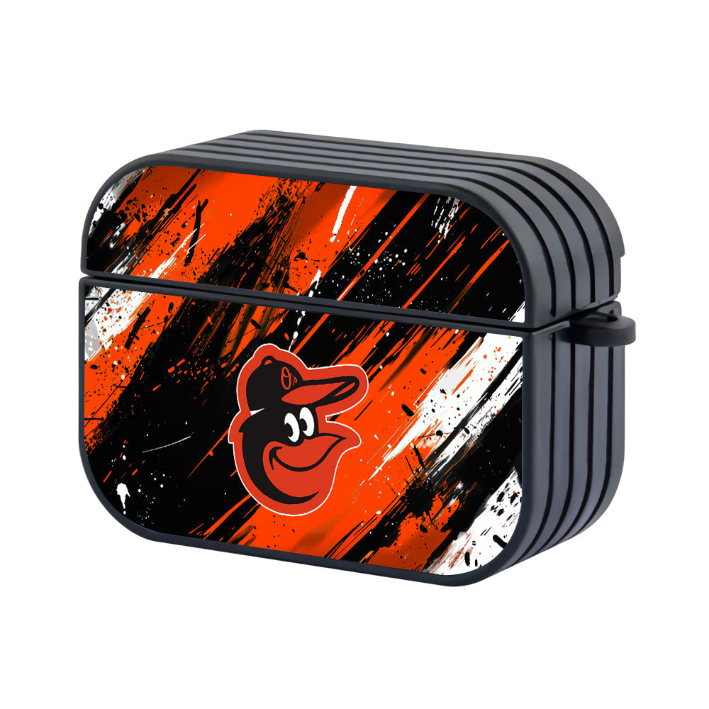 MLB Baltimore Orioles Abstract Apple Airpods Pro 2 Case-Airpods Pro 2 Case-Altracase