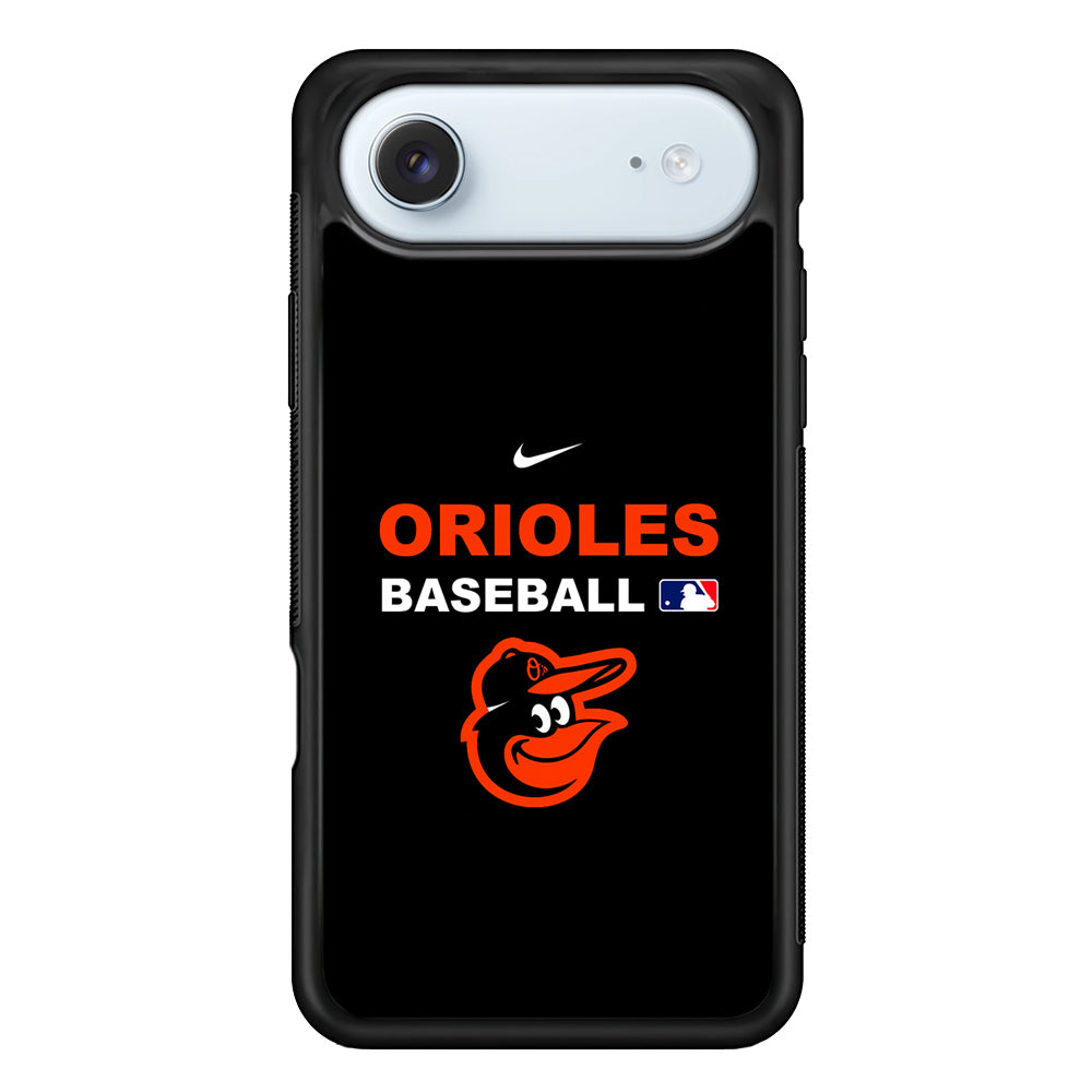 MLB Baltimore Orioles Black Nike iPhone 17 Air Case - Altracase