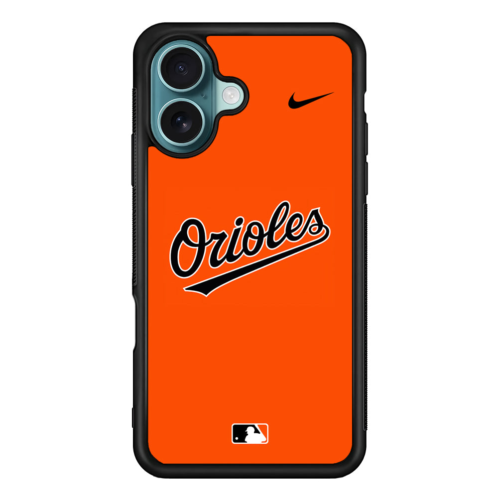 MLB Baltimore Orioles Orange Nike iPhone 16 Case - Altracase