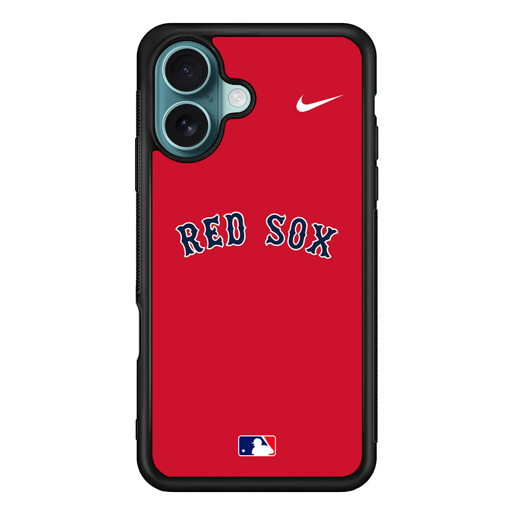 MLB Boston Red Sox Red Nike iPhone 17 Case - Altracase