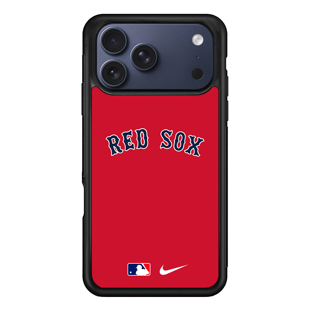 MLB Boston Red Sox Red Nike iPhone 17 Pro Case - Altracase