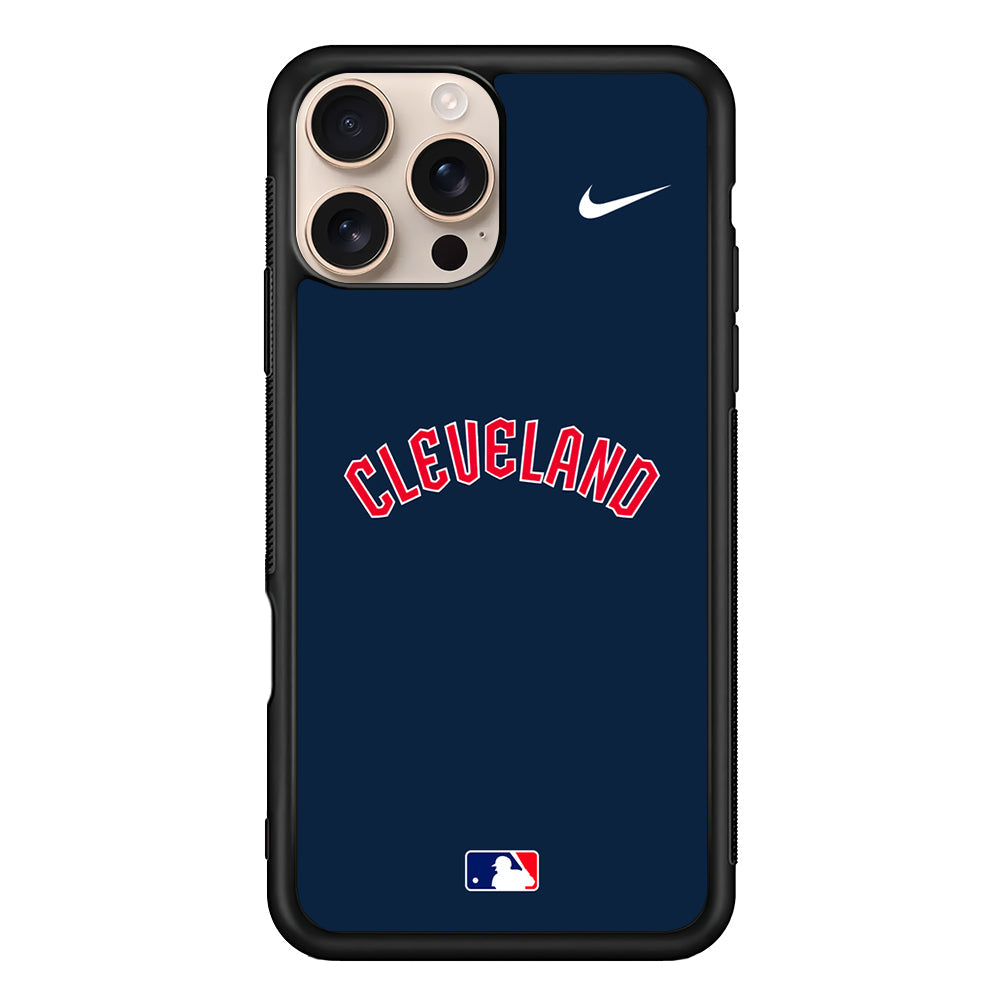 MLB Cleveland Guardians Navy Nike iPhone 16 Pro Max Case - Altracase