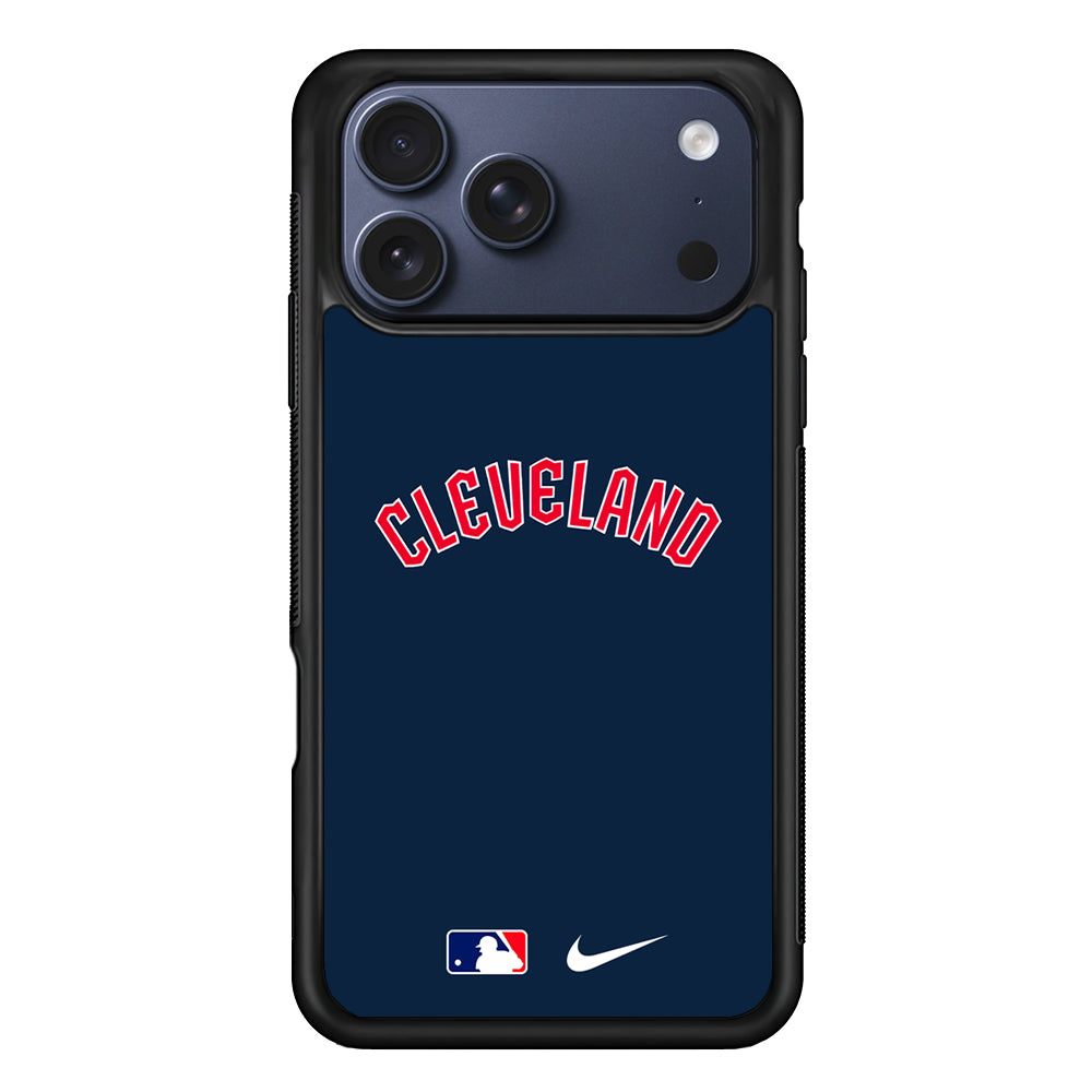MLB Cleveland Guardians Navy Nike iPhone 17 Pro Case - Altracase