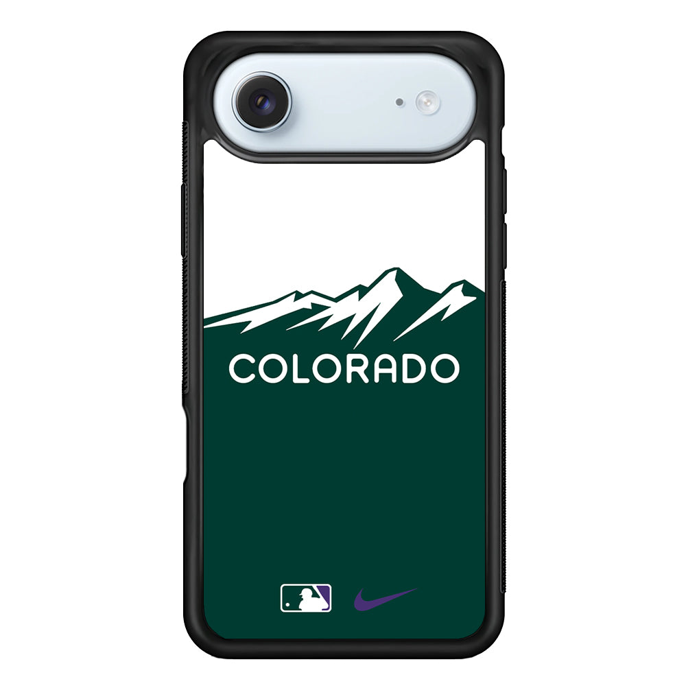 MLB Colorado Rockies Green Nike iPhone 17 Air Case - Altracase