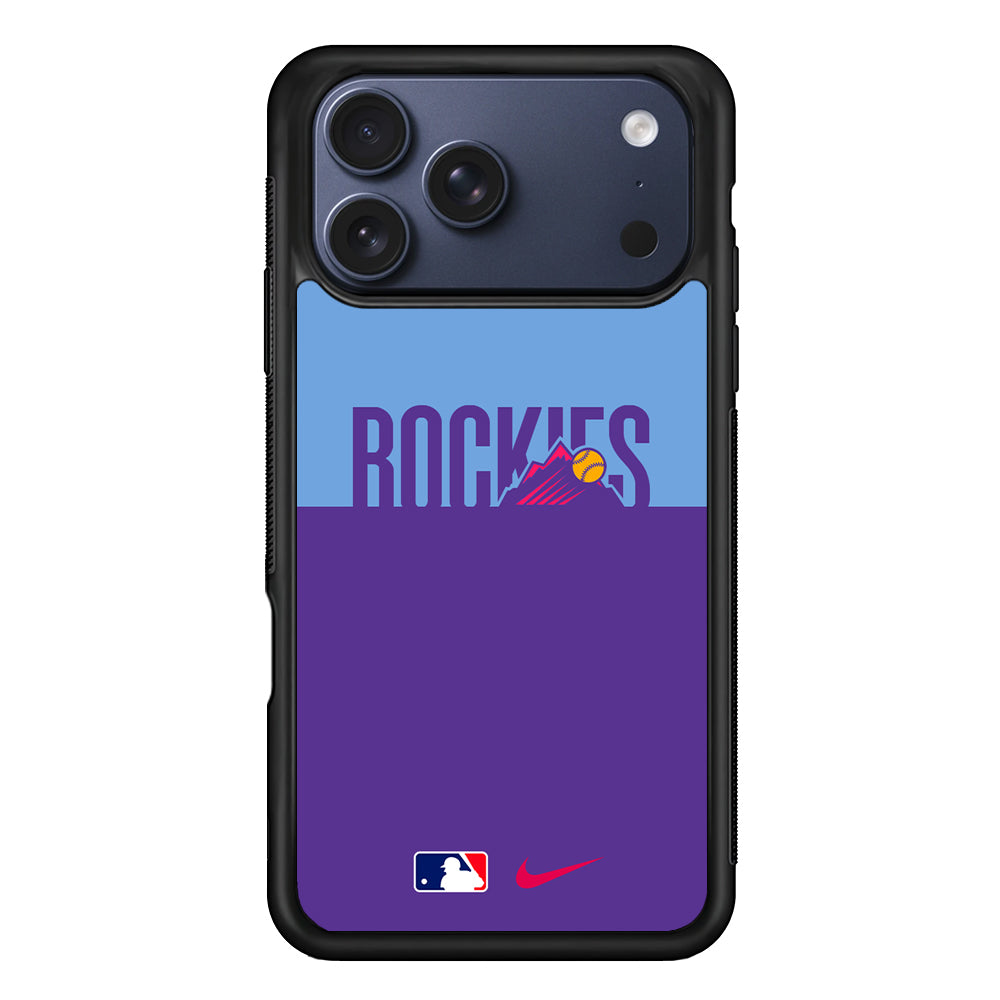 MLB Colorado Rockies Purple Nike iPhone 17 Pro Case - Altracase