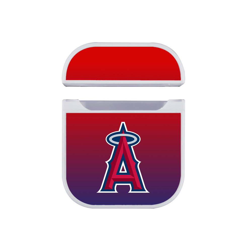 MLB Los Angeles Angels Gradient Apple AirPods Case-AirPod Case-White-Altracase