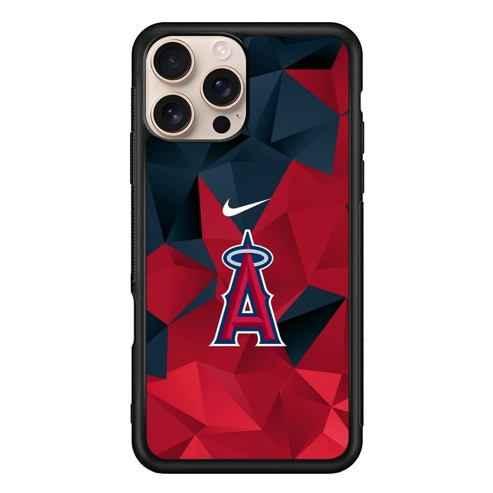 MLB Los Angeles Angels Polygonal Nike iPhone 16 Pro Max Case - Altracase