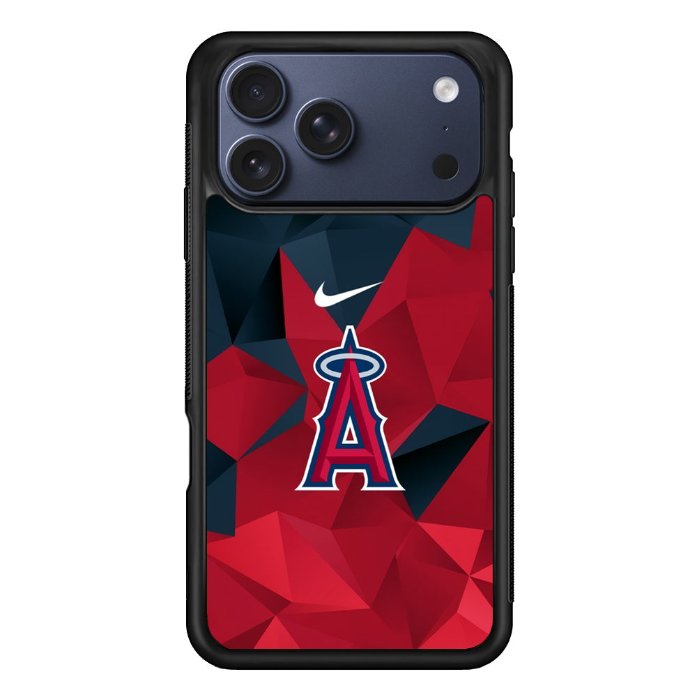 MLB Los Angeles Angels Polygonal Nike iPhone 17 Pro Max Case - Altracase