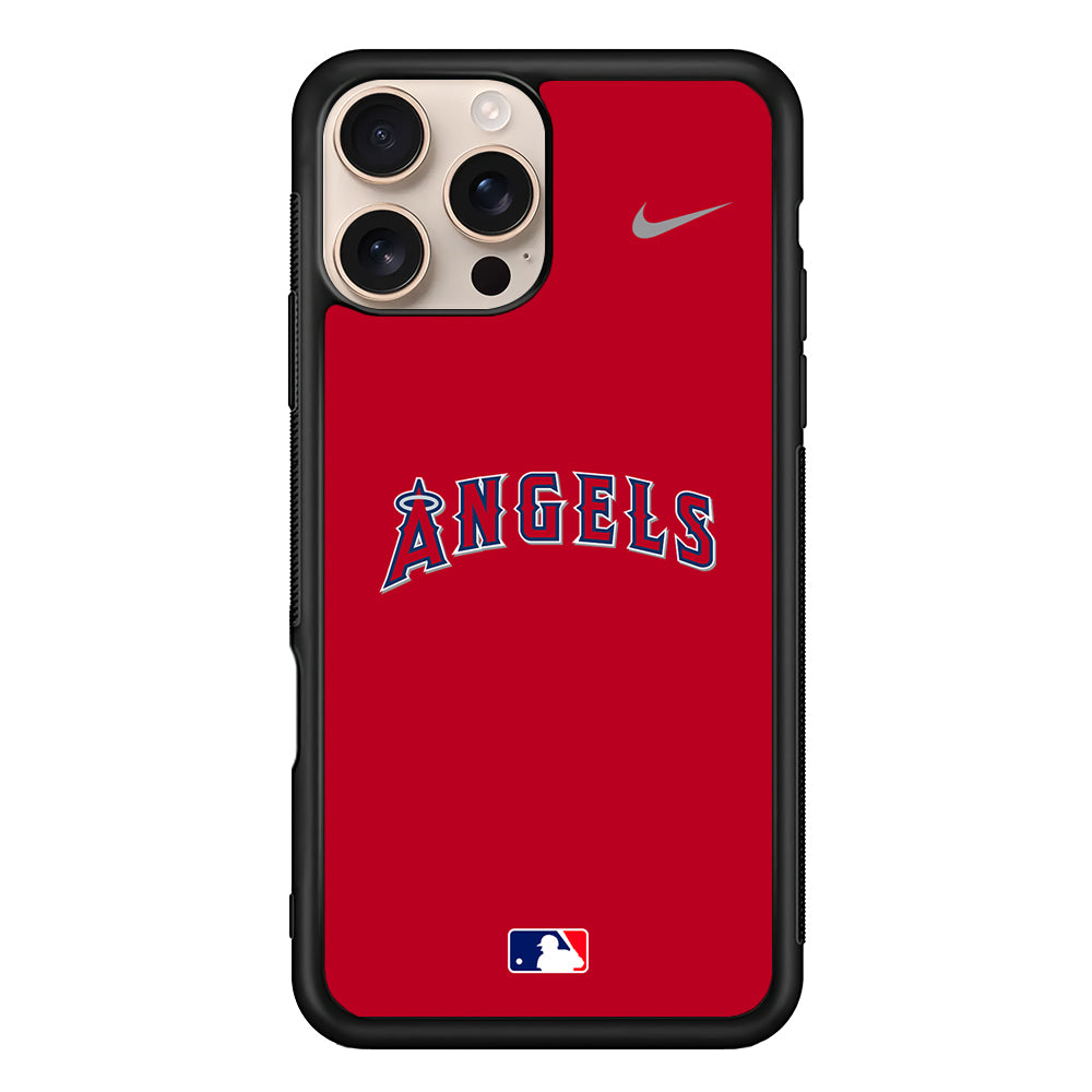 MLB Los Angeles Angels Red Nike iPhone 16 Pro Case - Altracase