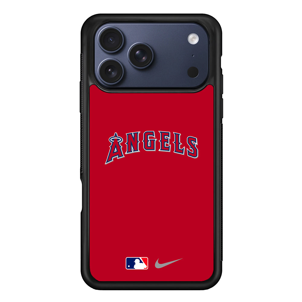 MLB Los Angeles Angels Red Nike iPhone 17 Pro Case - Altracase