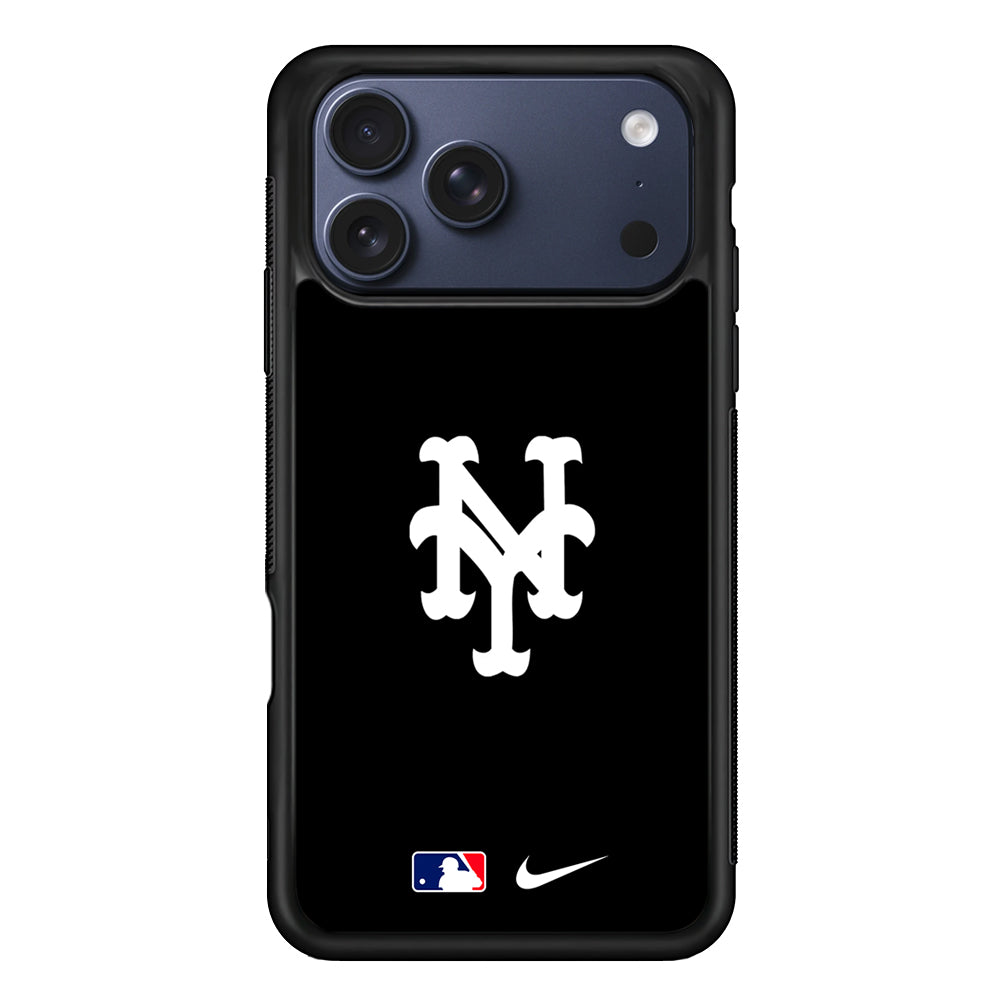 MLB New York Mets Black Nike iPhone 17 Pro Case - Altracase