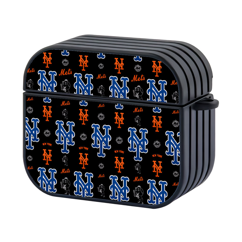 MLB New York Mets Pattern Apple AirPods 4 Case - AirPod Case - Altracase