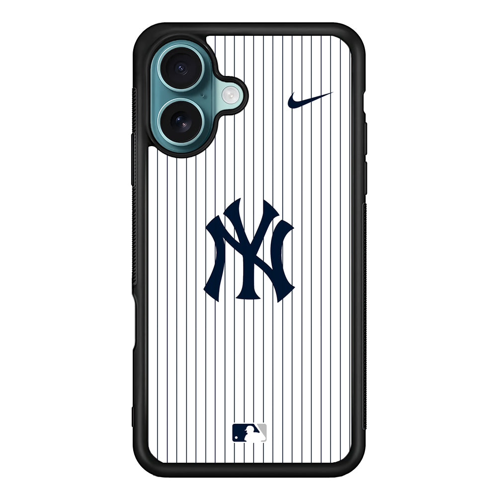 MLB New York Yankees White Nike iPhone 16 Case - Altracase