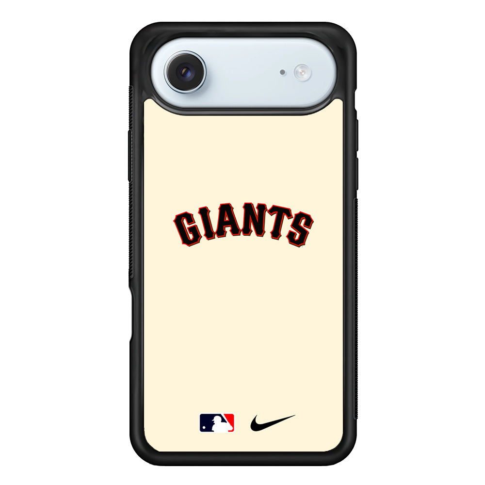 MLB San Francisco Giants Cream Nike iPhone 17 Air Case - Altracase