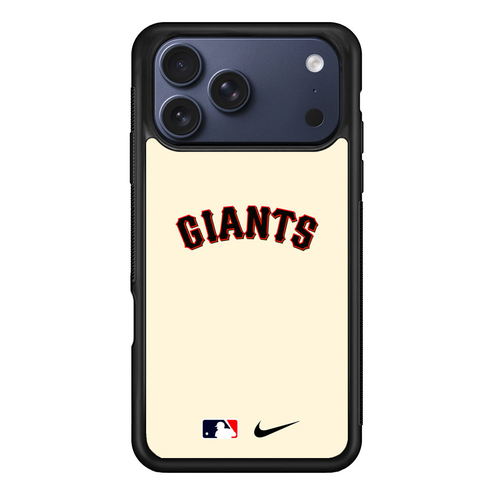 MLB San Francisco Giants Cream Nike iPhone 17 Pro Case - Altracase
