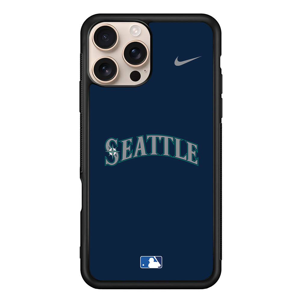 MLB Seattle Mariners Blue Nike iPhone 16 Pro Max Case - Altracase