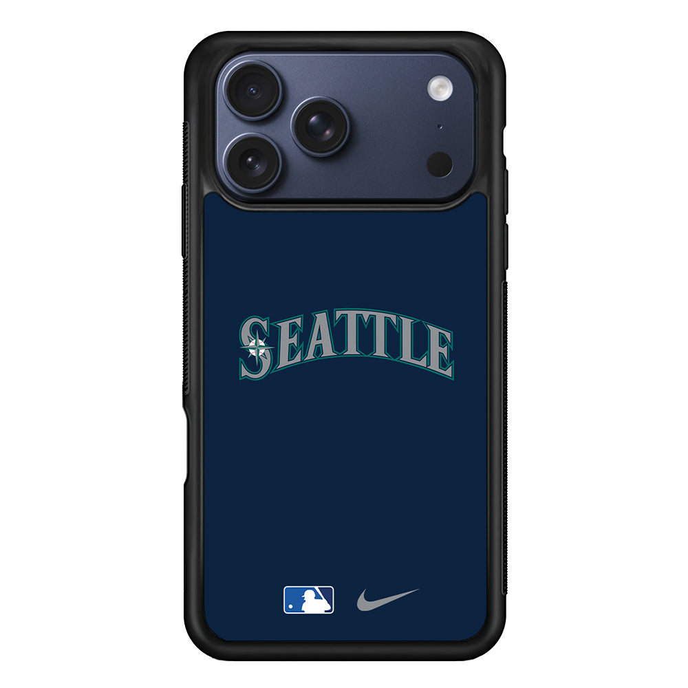 MLB Seattle Mariners Blue Nike iPhone 17 Pro Case - Altracase