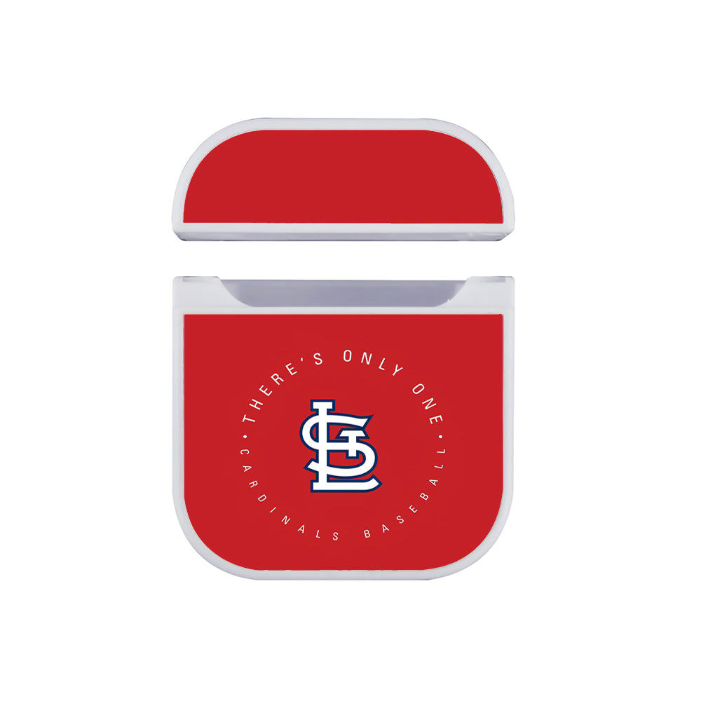 MLB St Louis Cardinals Red Apple AirPods Case-AirPod Case-White-Altracase