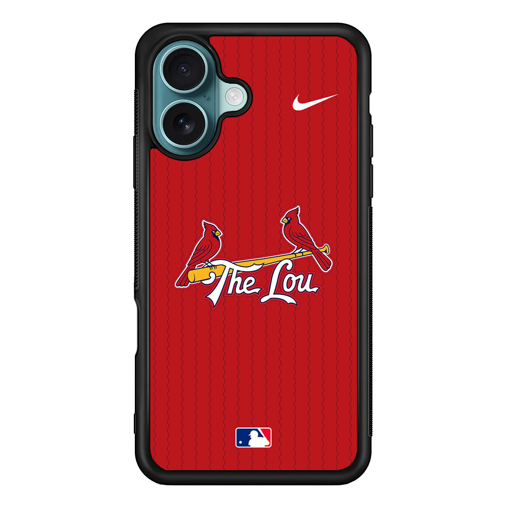MLB St Louis Cardinals Red Nike iPhone 16 Case - Altracase