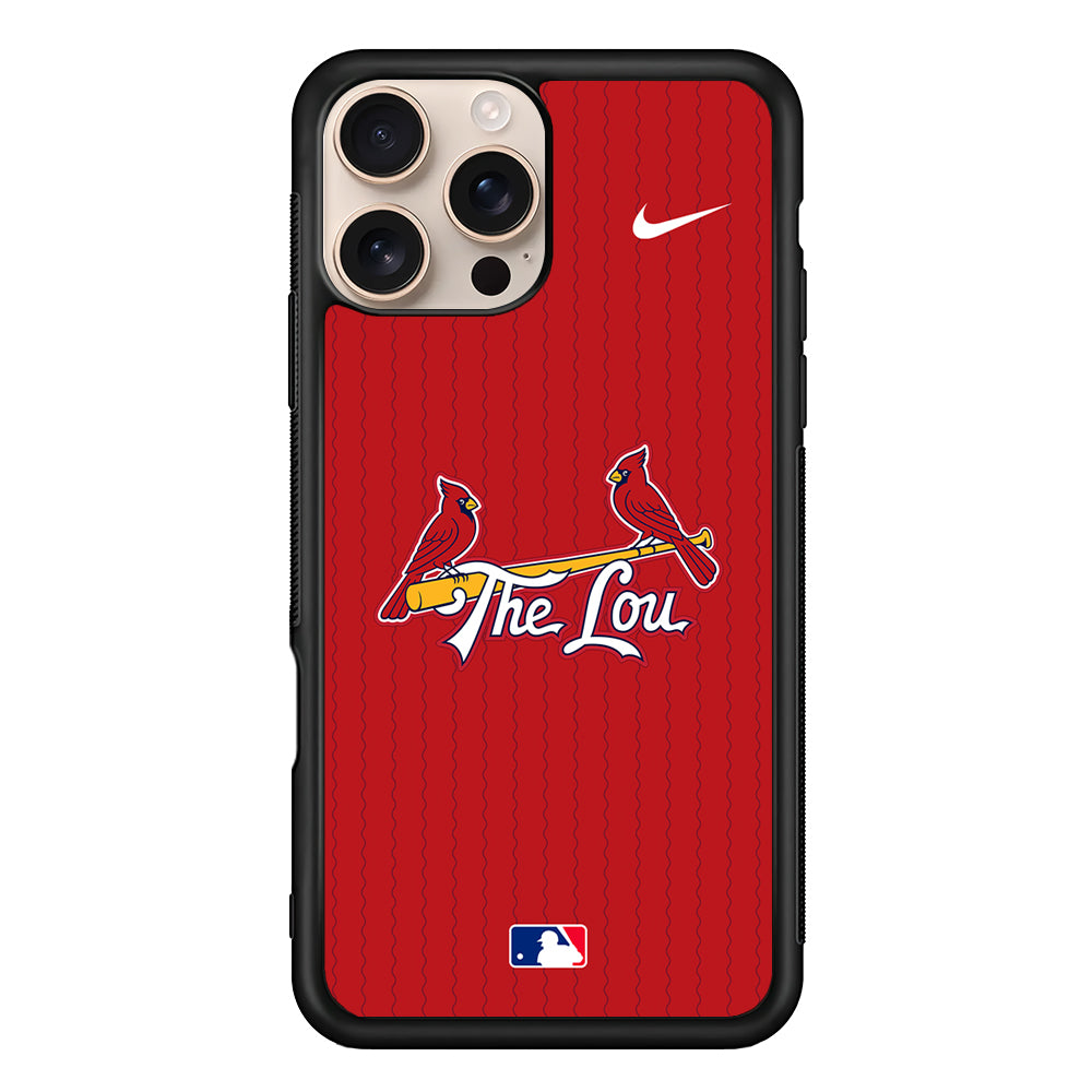 MLB St Louis Cardinals Red Nike iPhone 16 Pro Case - Altracase