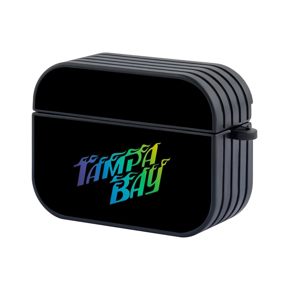 MLB Tampa Bay Rays Black Apple AirPods Pro 3 Case-AirPods Pro 3 Case-Altracase