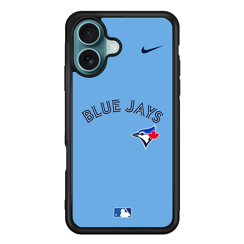 MLB Toronto Blue Jays Blue Nike iPhone 16 Case - Altracase