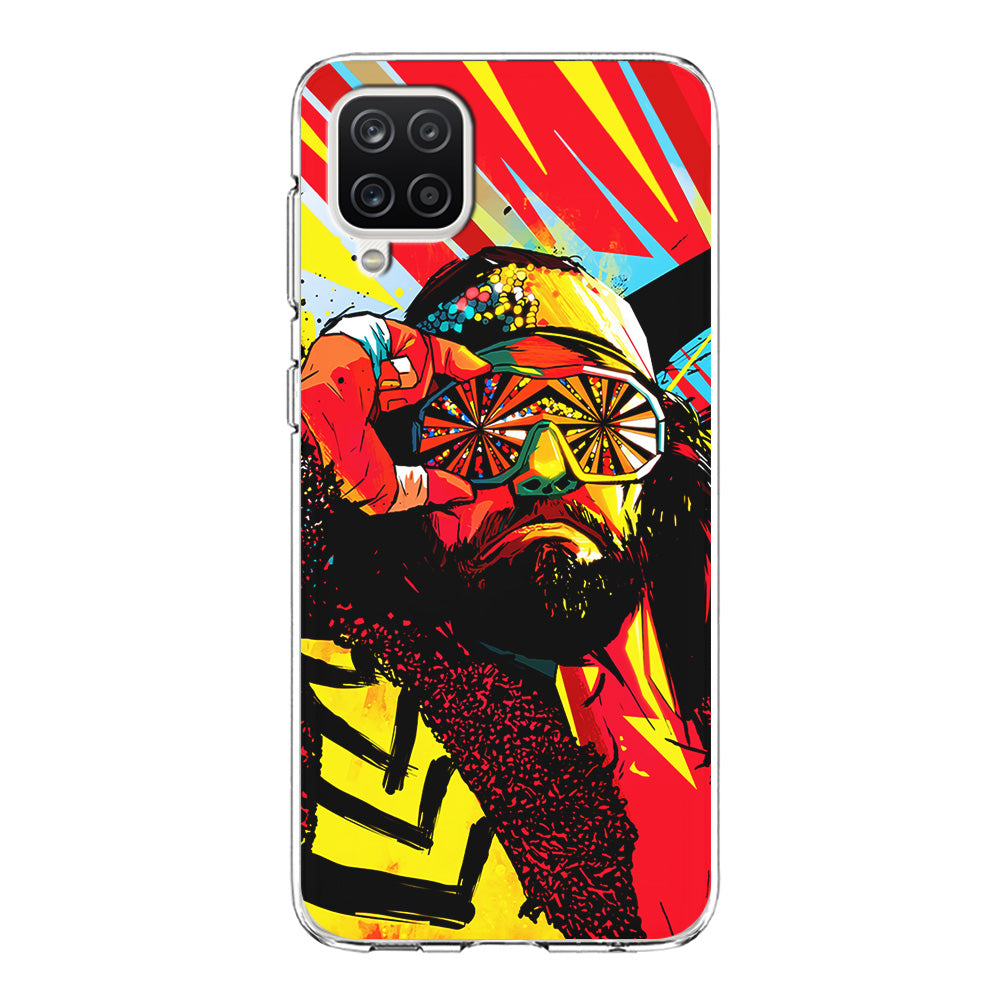 Macho Man Randy Art Samsung Galaxy A12 Case-Phone Case-Clear Soft Case-Altracase