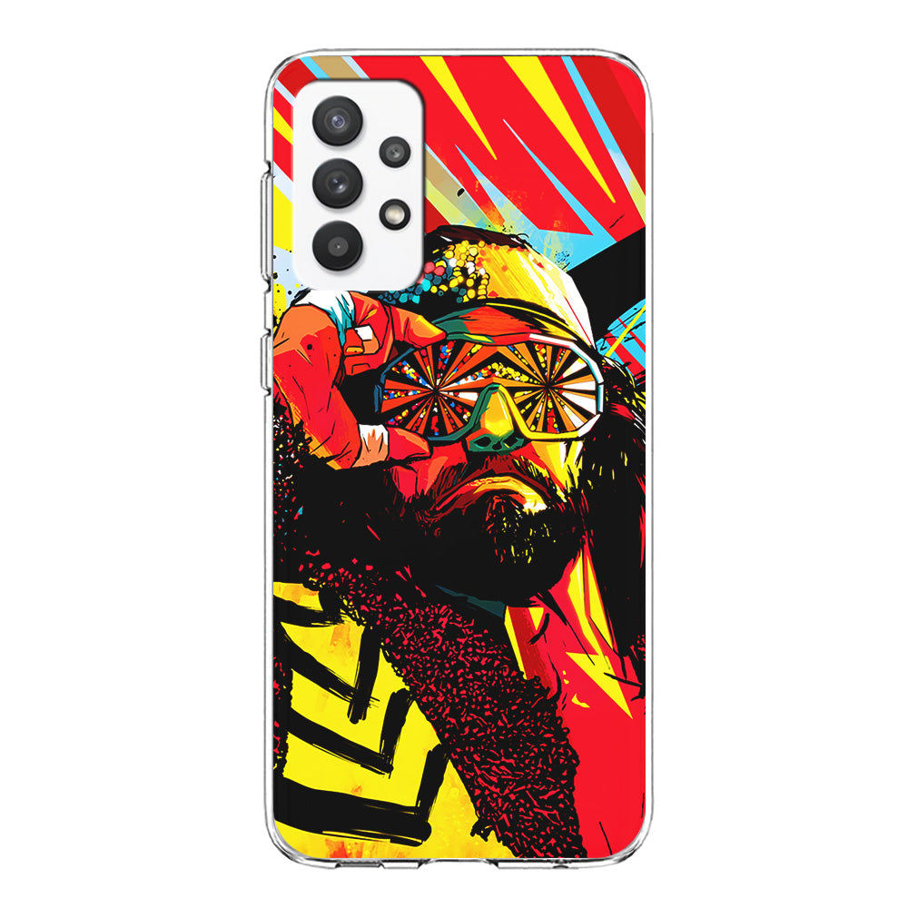Macho Man Randy Art Samsung Galaxy A32 Case-Phone Case-Clear Soft Case-Altracase