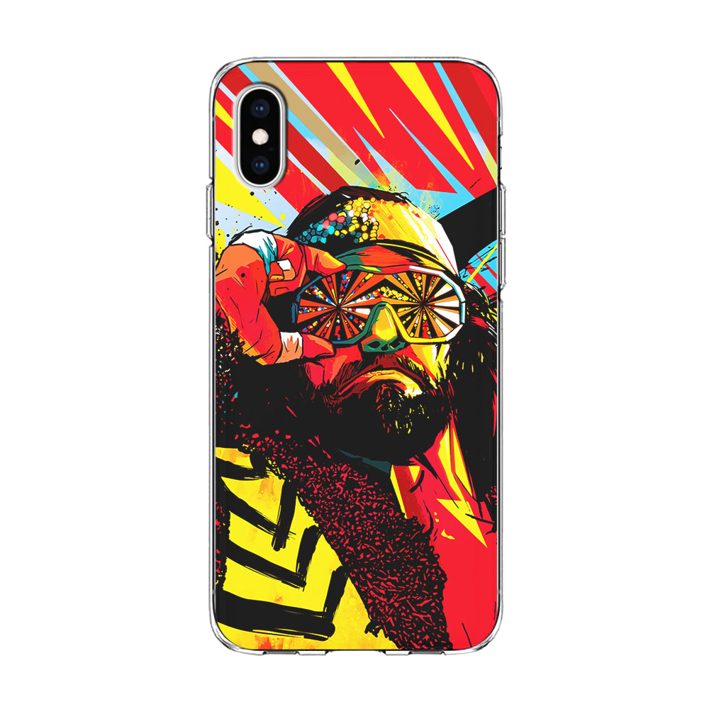 Macho Man Randy Art iPhone Xs Case-Phone Case-Clear Soft Case-Altracase