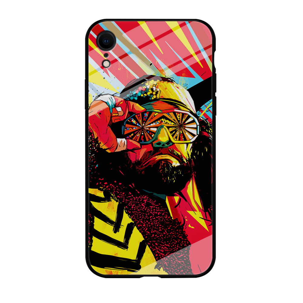 Macho Man Randy Art iPhone XR Case-Phone Case-Tempered Glass Case-Altracase