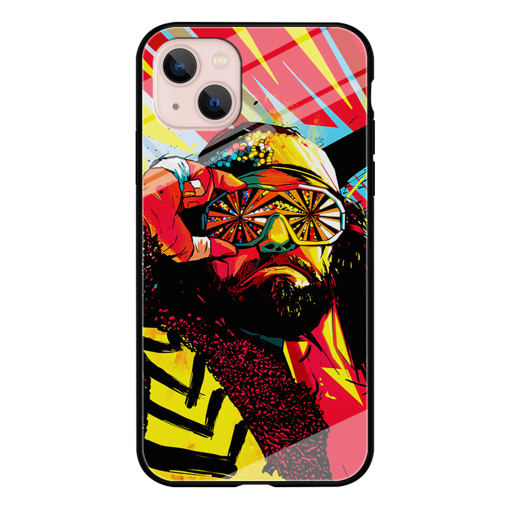 Macho Man Randy Art iPhone 15 Plus Case-Phone Case-Tempered Glass Case-Altracase