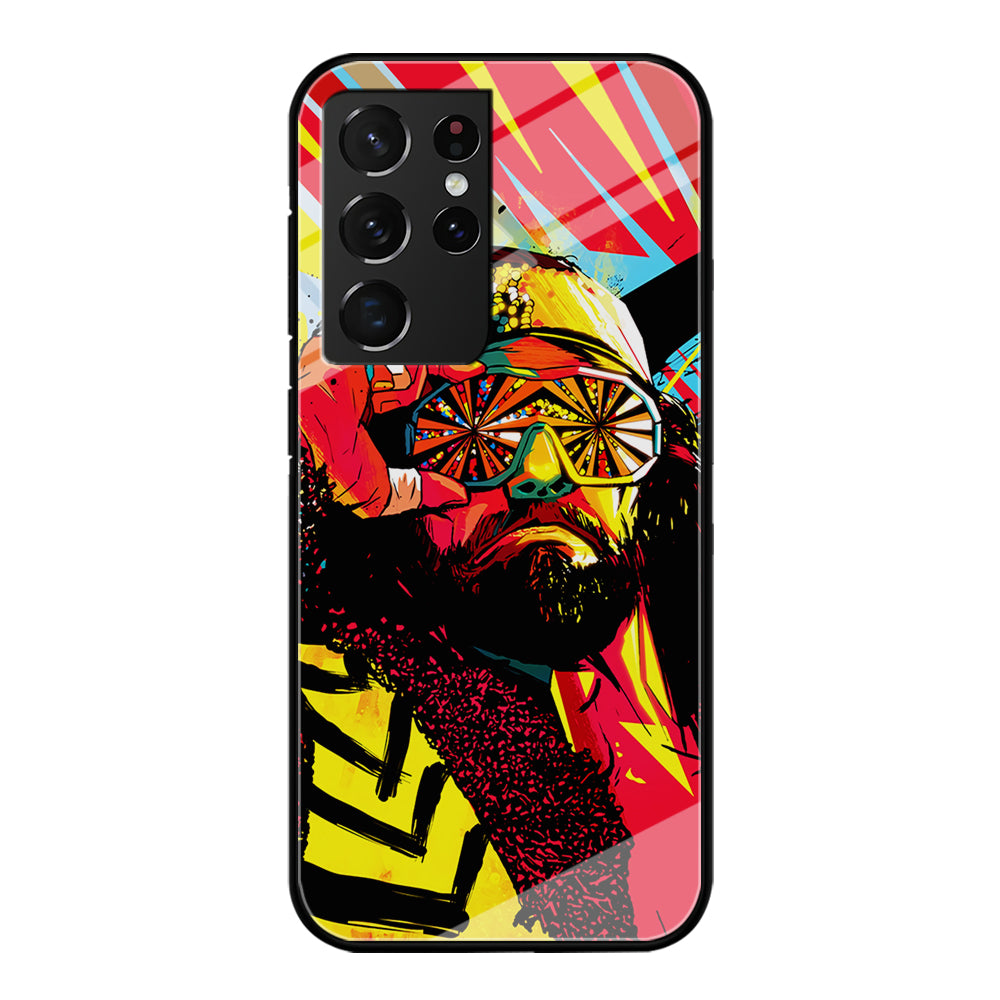 Macho Man Randy Art Samsung Galaxy S21 Ultra Case-Phone Case-Tempered Glass Case-Altracase