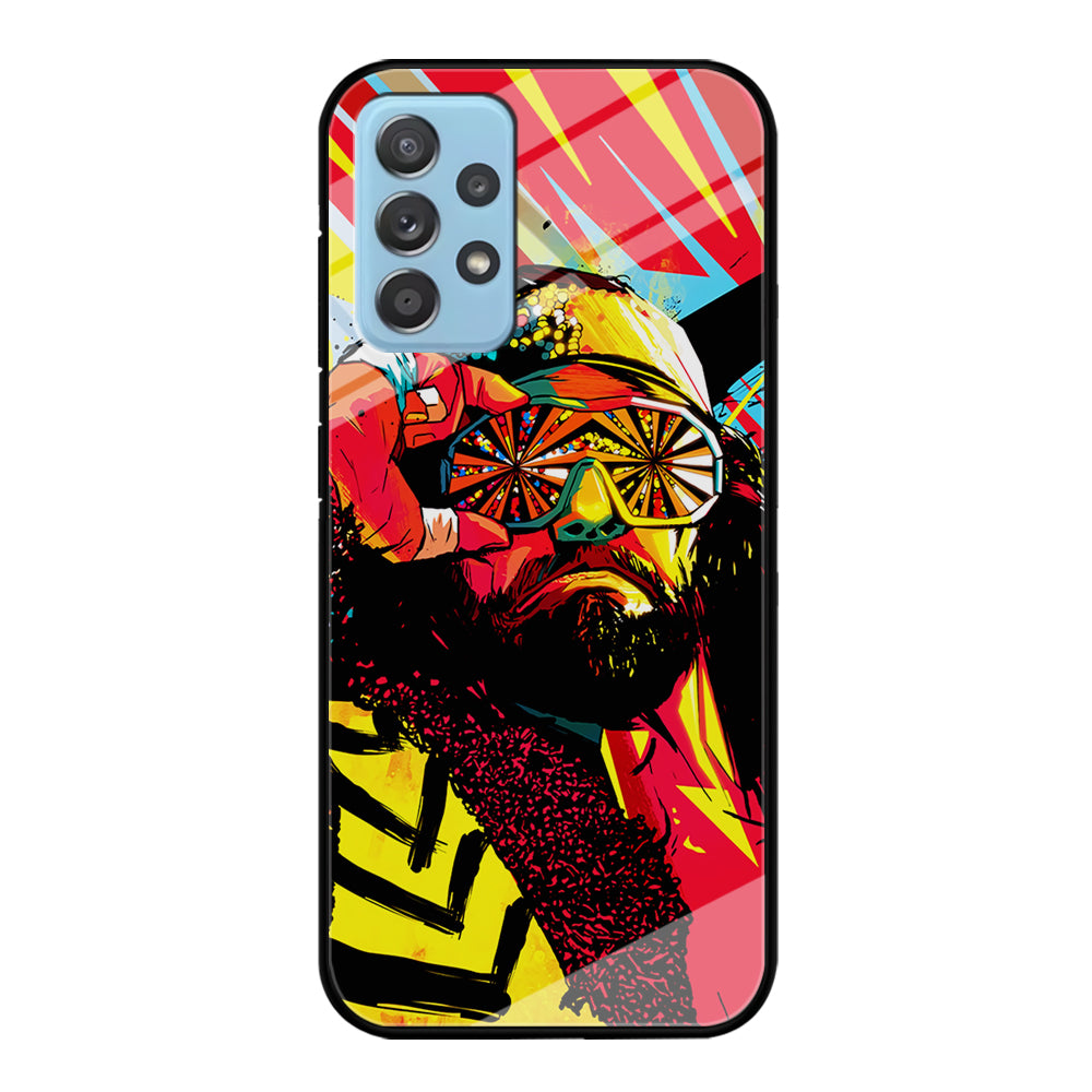 Macho Man Randy Art Samsung Galaxy A72 Case-Phone Case-Tempered Glass Case-Altracase