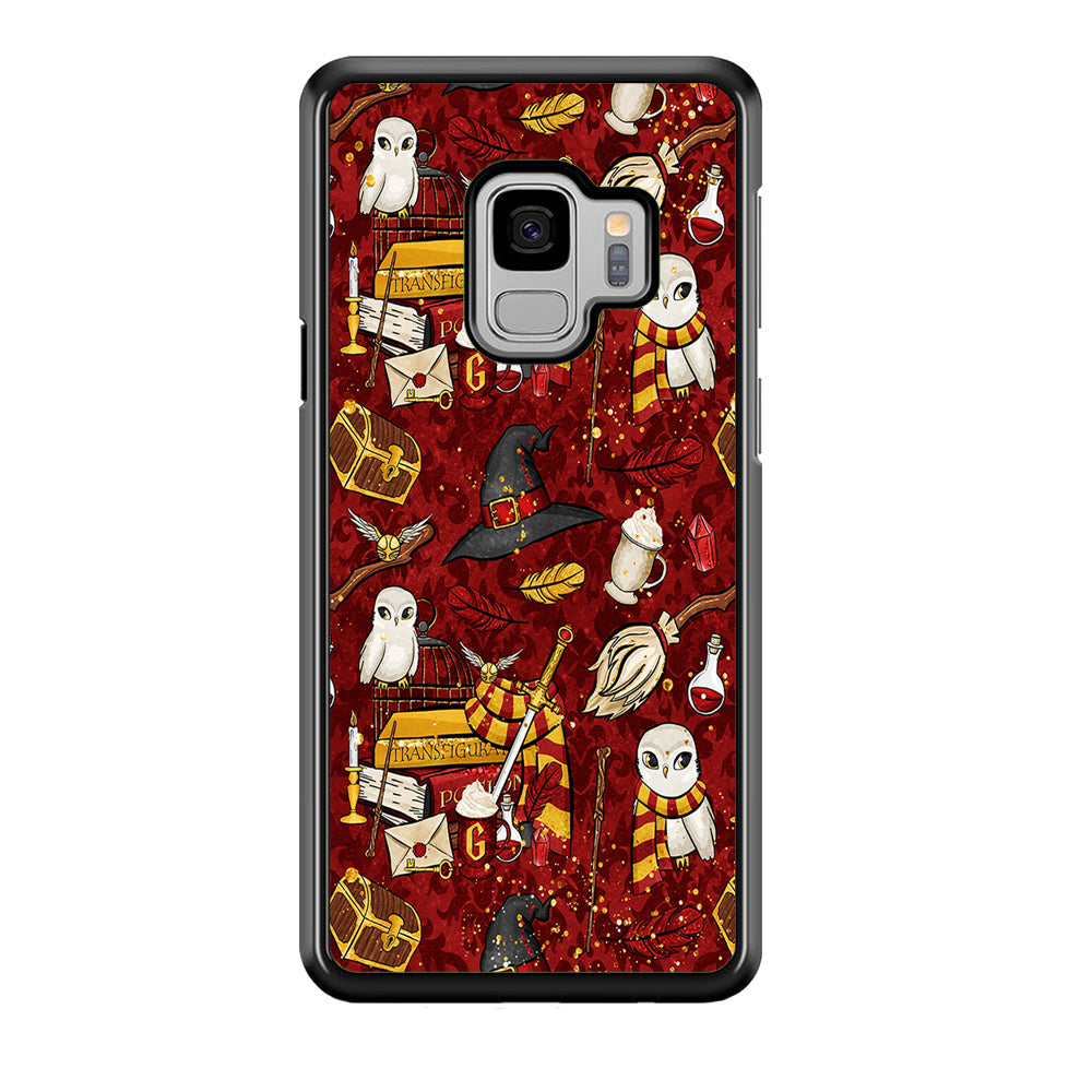 Magic Art Red Samsung Galaxy S9 Case-Phone Case-Rubber Black (2D Case)-Altracase