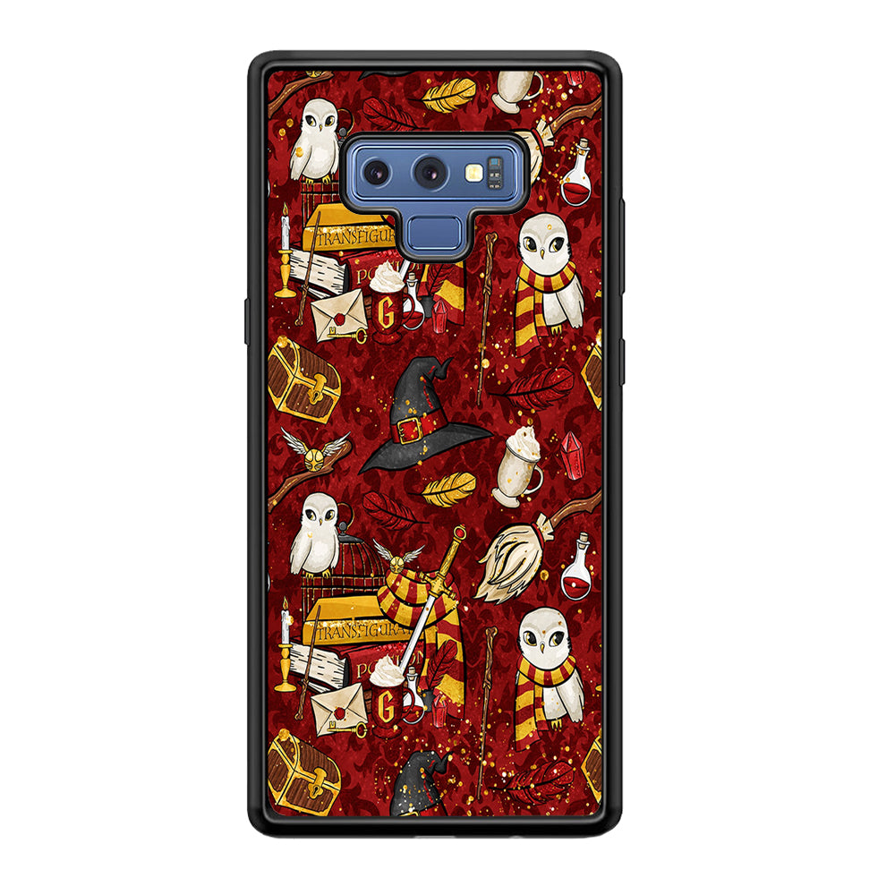 Magic Art Red Samsung Galaxy Note 9 Case-Phone Case-Tempered Glass Case-Altracase