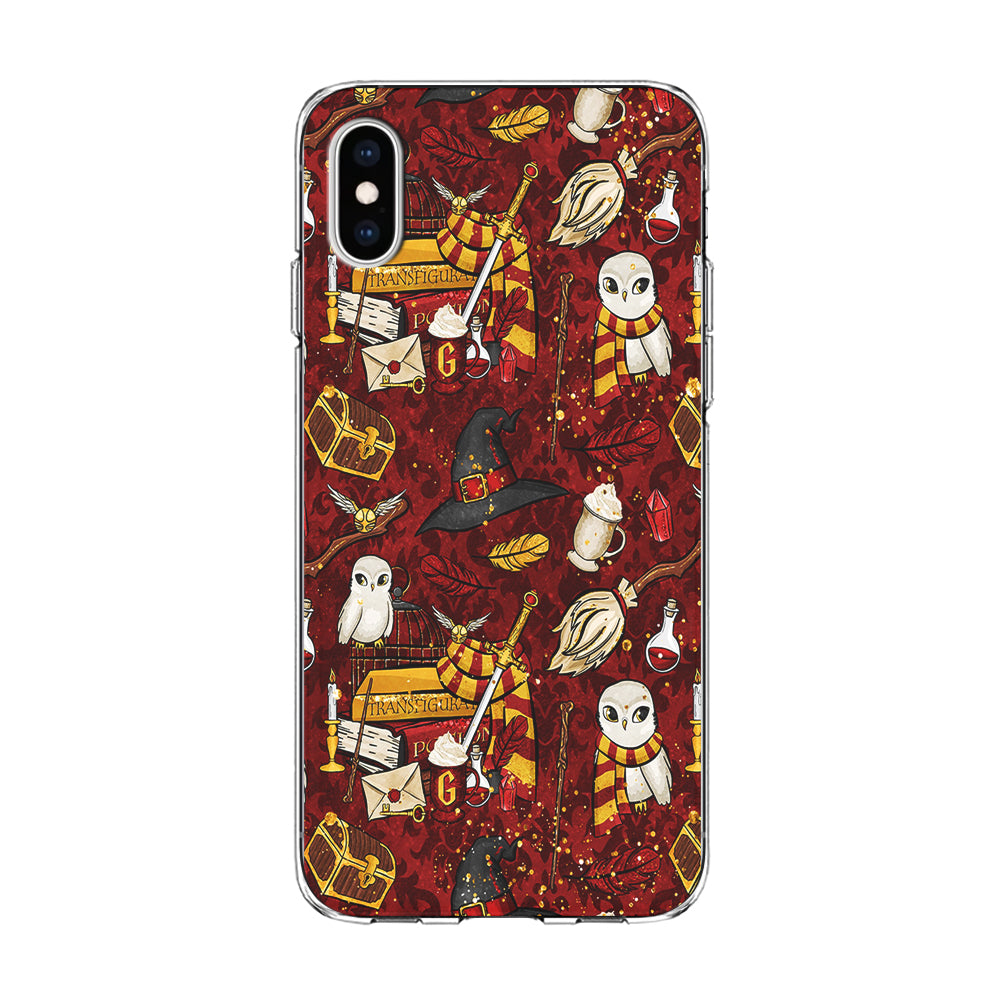 Magic Art Red iPhone Xs Case-Phone Case-Clear Soft Case-Altracase