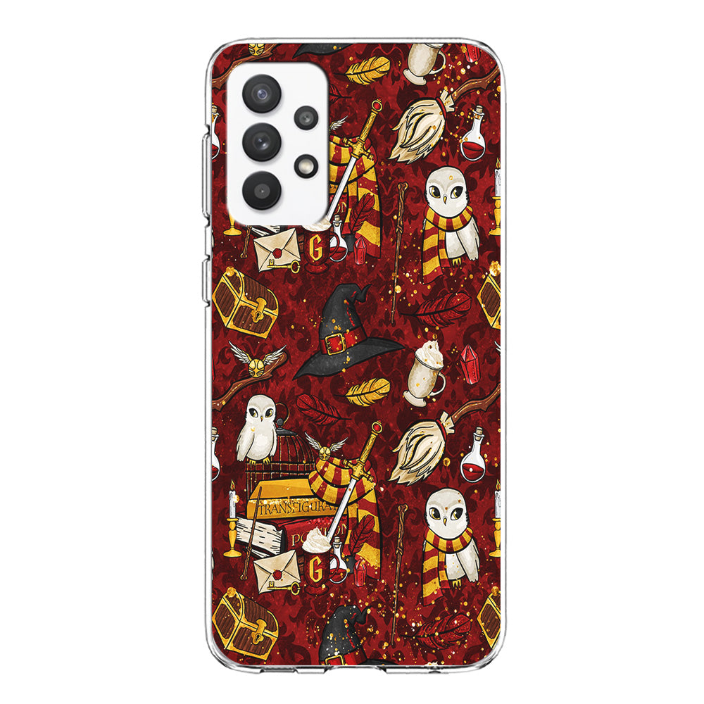 Magic Art Red Samsung Galaxy A32 Case-Phone Case-Clear Soft Case-Altracase