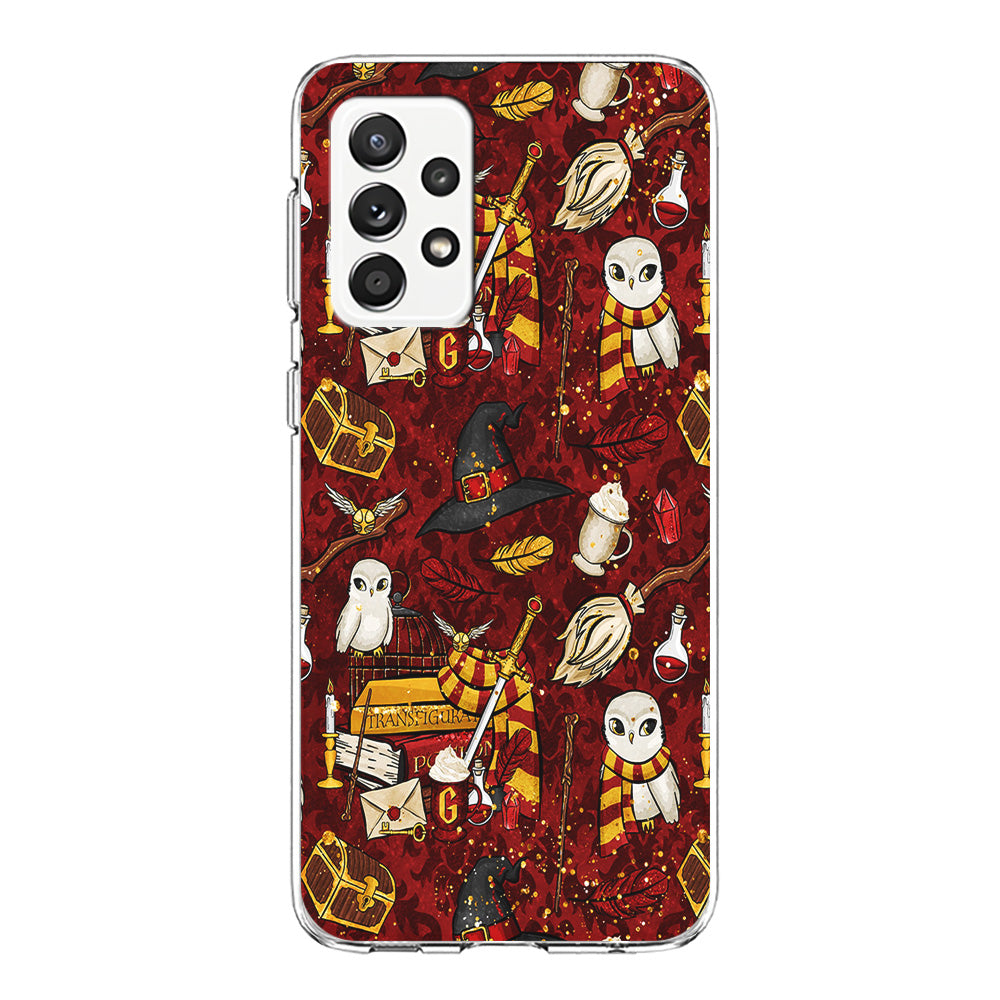 Magic Art Red Samsung Galaxy A52 Case-Phone Case-Clear Soft Case-Altracase