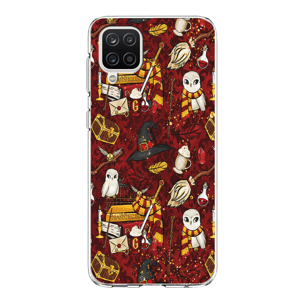 Magic Art Red Samsung Galaxy A12 Case-Phone Case-Clear Soft Case-Altracase