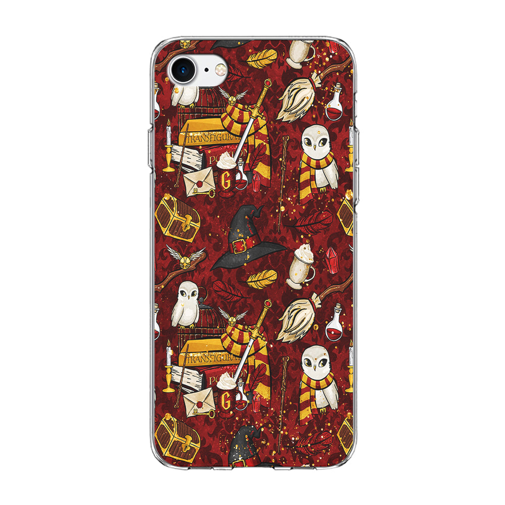 Magic Art Red iPhone SE 3 2022 Case-Phone Case-Clear Soft Case-Altracase