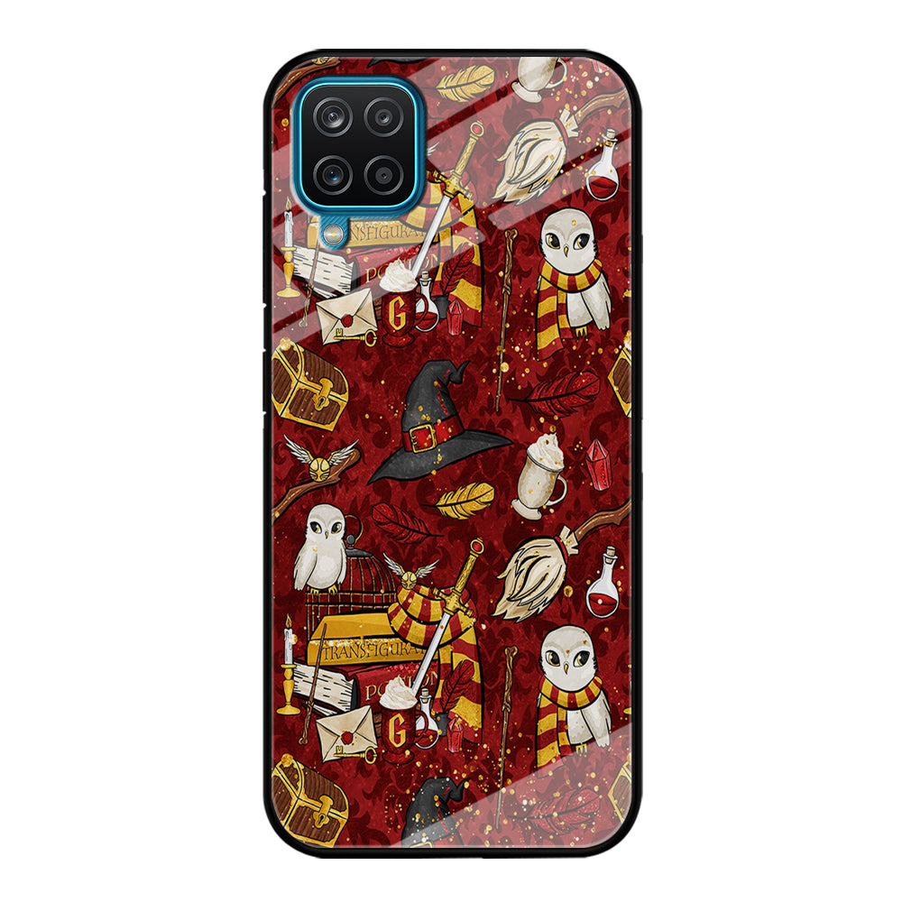 Magic Art Red Samsung Galaxy A12 Case-Phone Case-Tempered Glass Case-Altracase